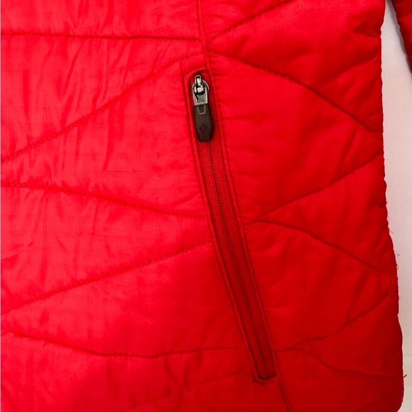 Columbia Women's Mighty Lite Winter‎ Jacket Red Size Small EUC Omni Heat - Picture 10 of 13